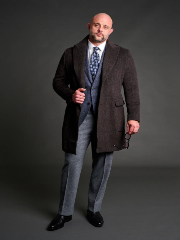 Bespoke Men's Overcoat Style 5