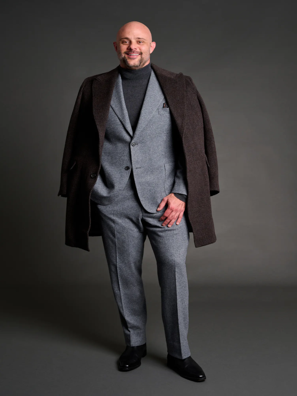 Bespoke Men's Overcoat Style 6