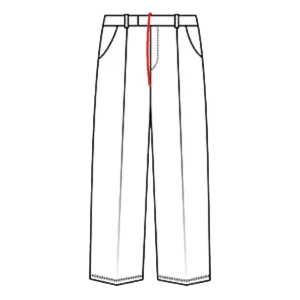 Crotch measurement guide
