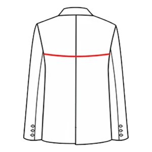 Back Width measurement guide